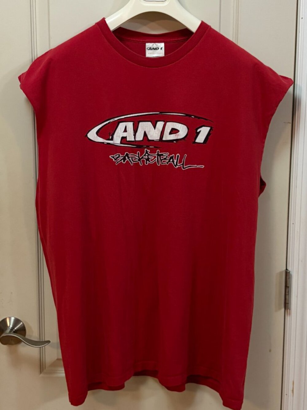 And 1 Basketball Vintage Men's Size XXL 100% Cotton Sleeveless Athletic Shirt.